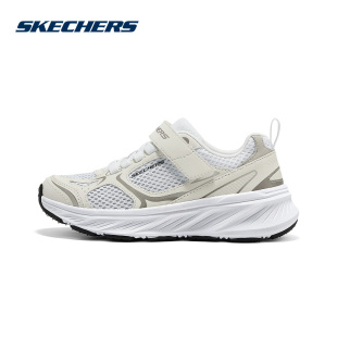 SKECHERS斯凯奇26夏季女童轻便透气魔术贴休闲运动鞋 319103L/WSL