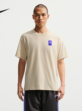 NIKE耐克男短袖26夏新款棉质半袖背后印花圆领运动T恤IH1158-229