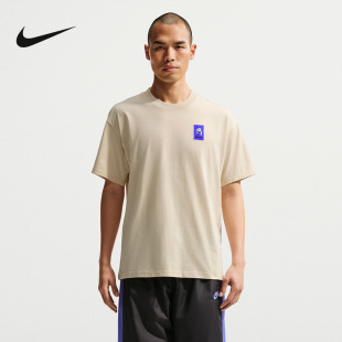 背后印花圆领运动T恤IH1158 棉质半袖 229 26夏新款 NIKE耐克男短袖