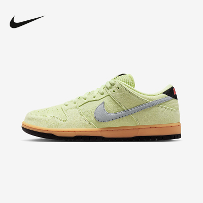 NIKE耐克男鞋25秋新款SB DUNK柠绿低帮复古轻便滑板鞋HQ1626-300