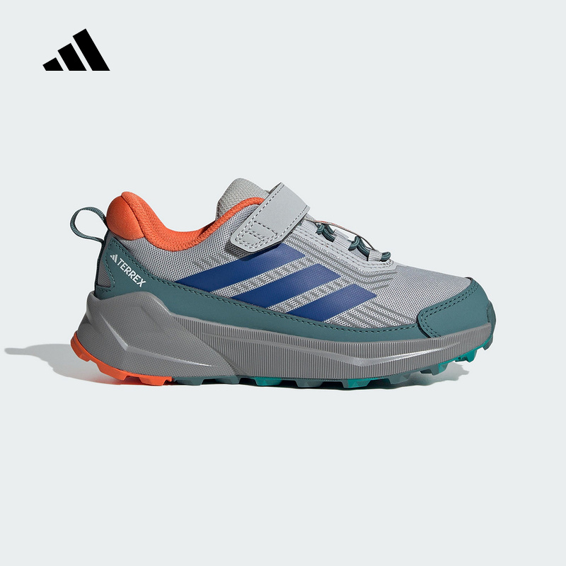 adidas阿迪达斯大小童女子魔术贴徒步鞋2025秋男户外登山鞋JS0500
