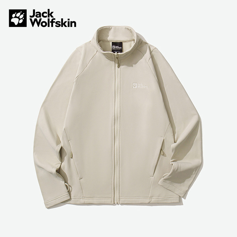 JackWolfskin狼爪25秋冬新品女子户外防风保暖抓绒衣外套A65371