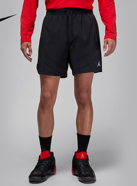 Jordan耐克男速干梭织短裤夏新款运动裤透气网眼五分裤FN5843-010