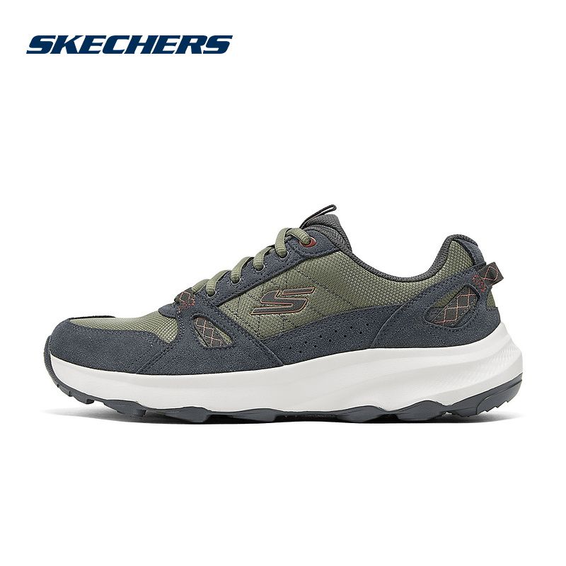 Skechers斯凯奇2025春男鞋黑武士增高机甲运动休闲鞋237785-OLGY