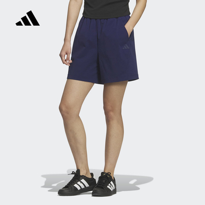 adidas阿迪达斯2026夏女户外运动休闲宽松舒适时尚梭织短裤KS5410