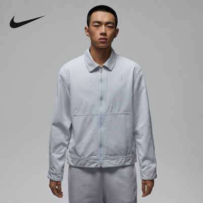 Jordan耐克男子翻领外套2026春季新款复古休闲运动夹克IF1826-472