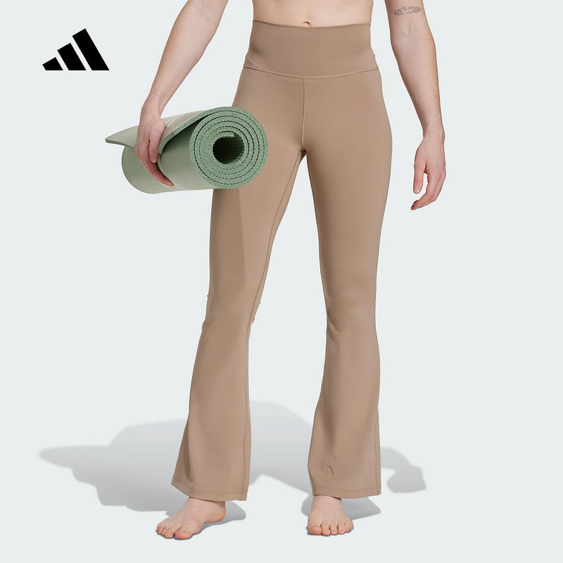 adidas阿迪达斯ALL ME柔感裤2025秋女速干瑜伽普拉提紧身裤JV7782
