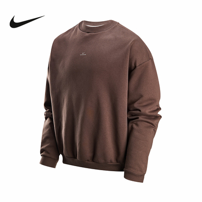 Nike耐克卫衣男2025冬新款加绒篮球运动休闲圆领套头衫IM5902-237