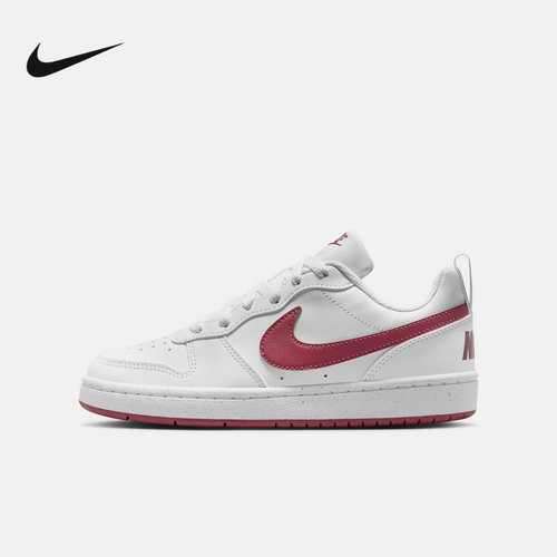 Nike耐克女鞋大童Court Borough低帮复古运动休闲板鞋DV5456-142
