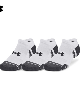 UA安德玛Performance Tech男女训练运动浅口袜-3双装1379503-100