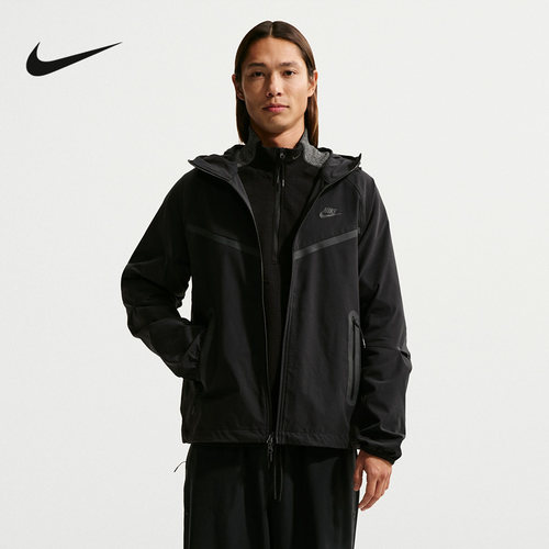 NIKE耐克男子夹克Dri-FIT夏速干梭织全长拉链开襟外套 IU7635-010