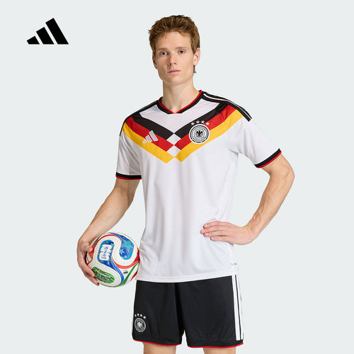 adidas阿迪达斯德国国家队世界杯球衣球迷版速干短袖T恤 KD8363