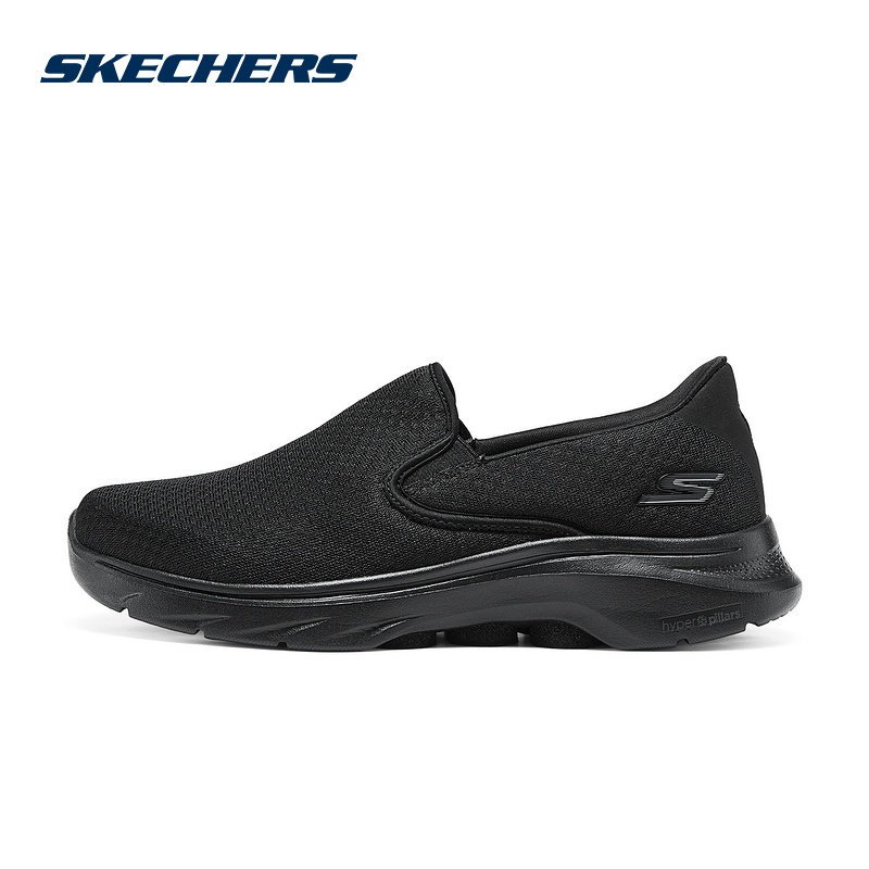 Skechers斯凯奇男鞋一脚蹬健步轻便舒适透气休闲鞋 216646/BBK,运动鞋new,运动休闲鞋,淘宝优惠券,粉丝福利购,淘宝优惠卷