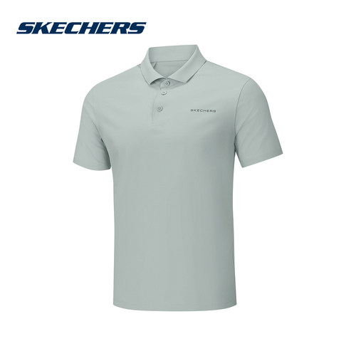 Skechers斯凯奇26夏季男士运动短袖透气舒适休闲POLO衫 P226M109