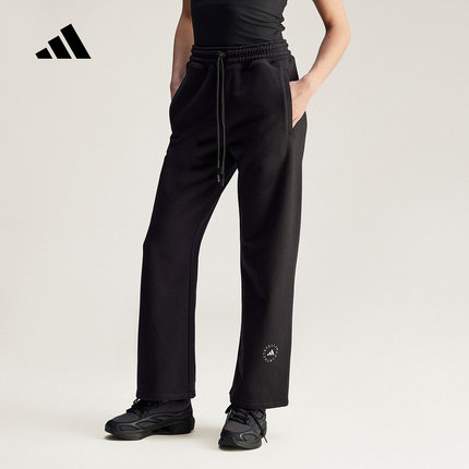 adidas阿迪达斯2025春女时尚潮流运动休闲舒适百搭针织长裤JJ0102
