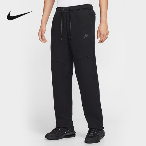 NIKE耐克男裤25冬新款运动裤拉链口袋卫裤直筒针织长裤IM0698-010