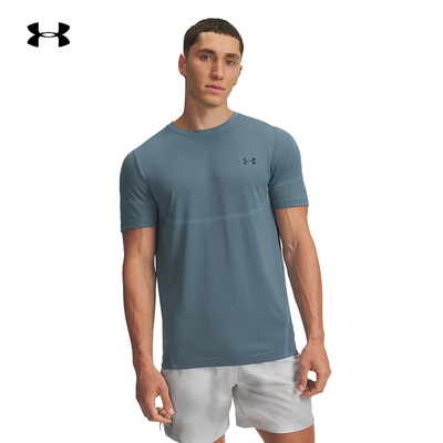 安德玛库里同款Vanish Elite Seamless男训练短袖T恤1376781-418