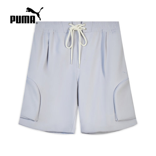 PUMA彪马夏五分裤男女宽松复古舒适运动裤针织休闲短裤636252-82