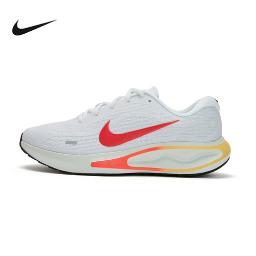 NIKE耐克男鞋26春新款白红JOURNEY RUN公路运动跑步鞋FN0228-110