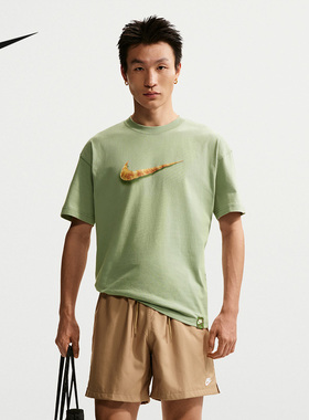 Nike耐克Sportswear男子T恤夏季新款运动休闲宽松短袖 FZ7955-370