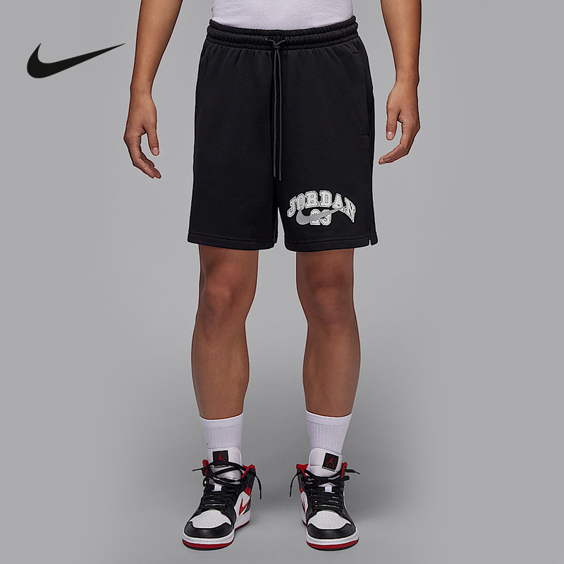 Nike耐克男子短裤2025夏jordan夏季透气篮球运动五分裤IB7273-010