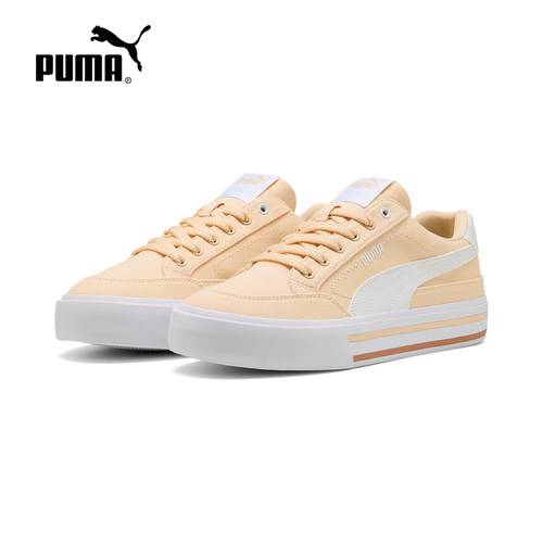 PUMA彪马夏季新款男鞋女鞋COURT经典复古板鞋运动休闲鞋396353-23
