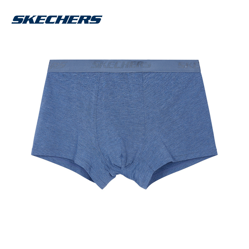 Skechers斯凯奇男内裤运动休闲平角裤四角短裤 L324M145/01SR