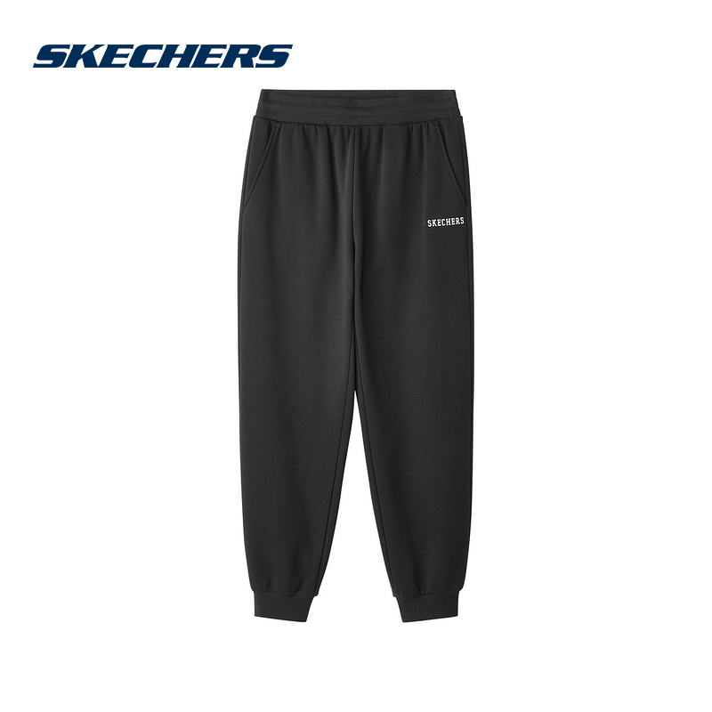 Skechers斯凯奇男运动裤柔软舒适休闲百搭针织长裤 L424M181/0018