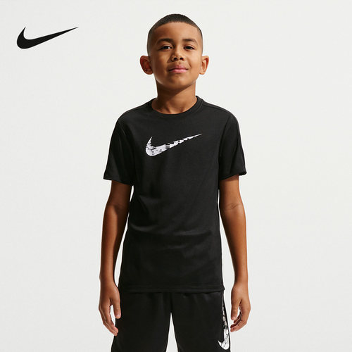 NIKE耐克男大童Trophy23 Dri-FIT夏季速干短袖训练上衣IF2434-011