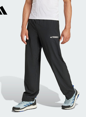 adidas阿迪达斯户外登山运动裤2025夏男TERREX梭织长裤 JF3709