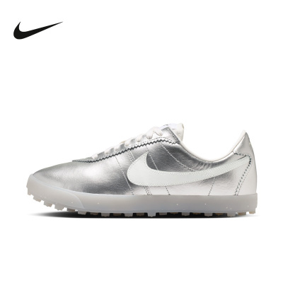 NIKE耐克女鞋ASTROGRABBER LTHR银白色复古低帮运动鞋IR7601-010