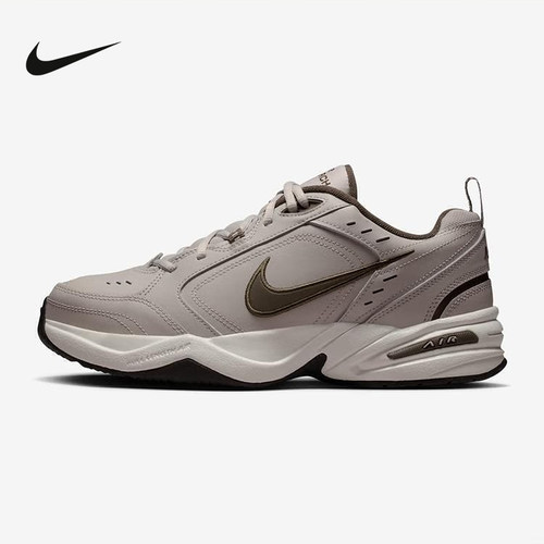 NIKE耐克男鞋训练鞋26春AIR MONARCH 4棕灰复古老爹鞋415445-200