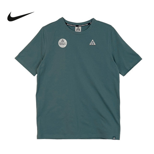 NIKE耐克大童短袖上衣夏季ACG户外运动宽松透气圆领T恤IZ7719-382
