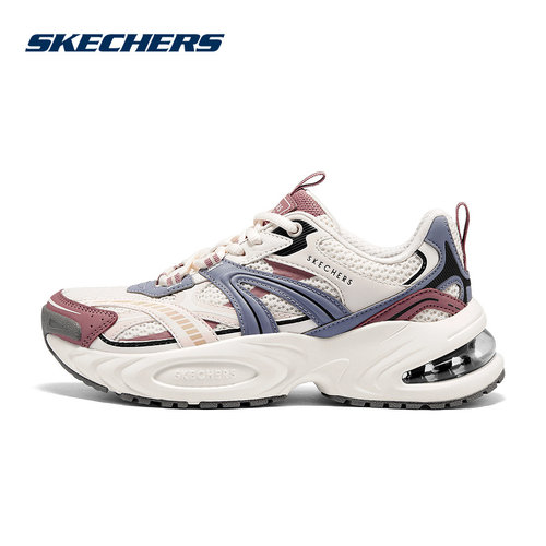 Skechers斯凯奇女款漫月鞋透气舒适厚底休闲老爹鞋运动鞋 177606