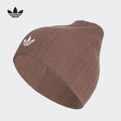 adidas阿迪达斯三叶草男女SKATE BEANIE运动针织帽毛线帽JY2717