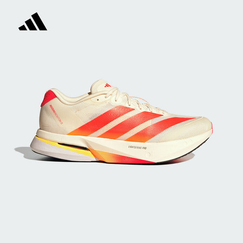 adidas阿迪达斯25秋男ADIZERO BOSTON 13竞训玻纤柱跑步鞋 HQ7412