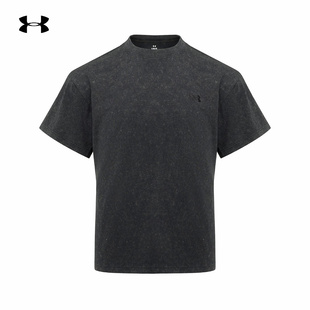 6014291 T恤 001 Washed男女情侣水洗运动休闲短袖 安德玛春夏新款