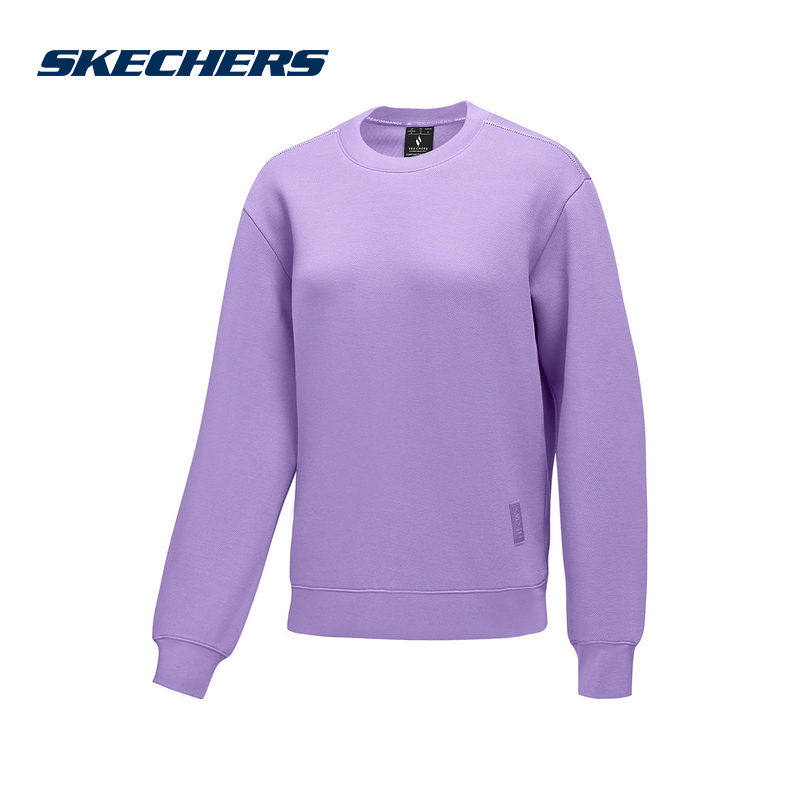 Skechers斯凯奇2025春女士运动服潮流时尚休闲卫衣 P125W017-049Y