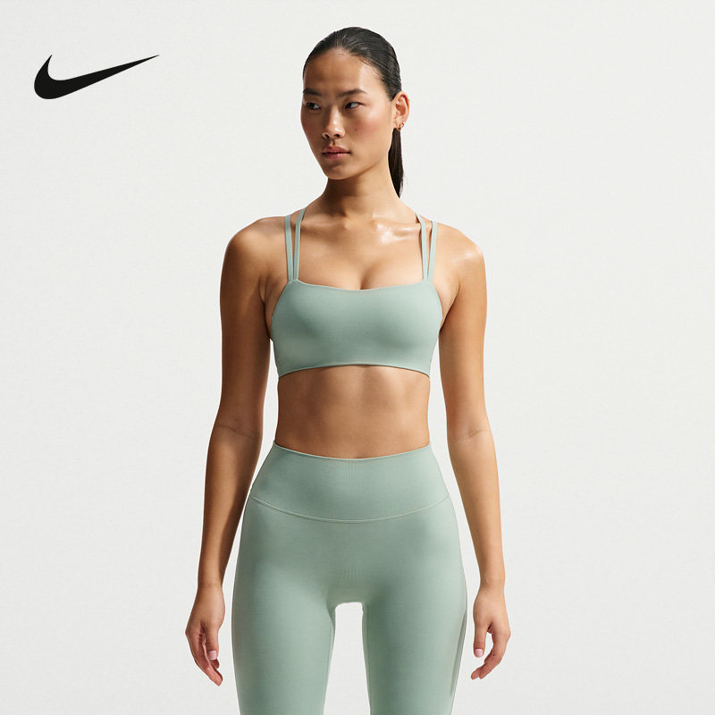 NIKE耐克女子运动内衣健身训练BRA肩带普拉提文胸背心IB9848-006