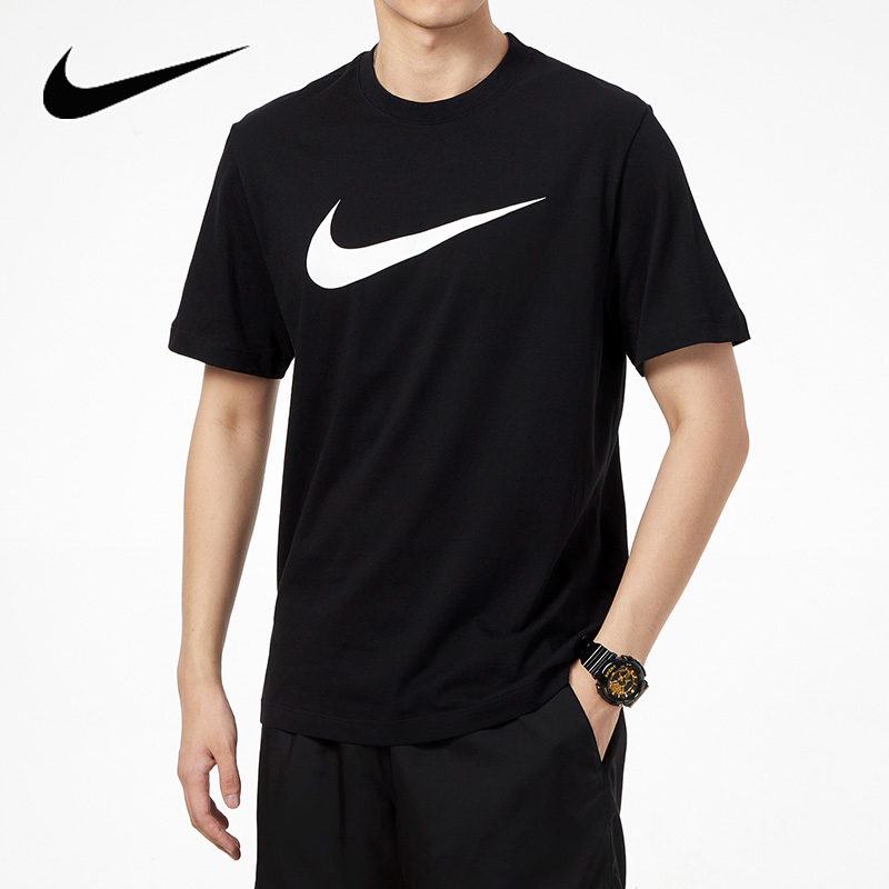 NIKE耐克半截袖舒适透气男女装情侣款短袖夏季休闲T恤FJ7725-100