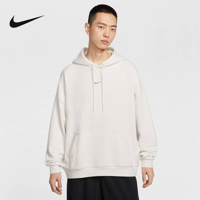 Nike耐克男卫衣2026春新款宽松印花运动休闲套头连帽衫IR0103-030