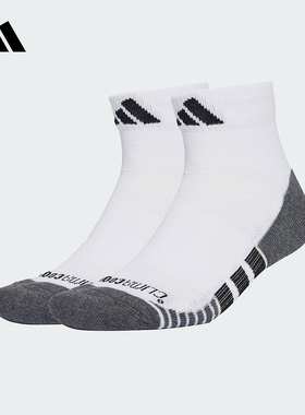 adidas阿迪达斯2025春新款男女同款3双装低帮训练袜袜子 JD9574