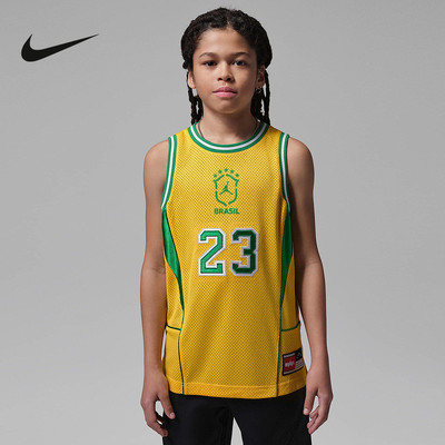 Nike耐克JORDAN ESSENTIALS P6大童网眼布球衣无袖T恤IW7910-741
