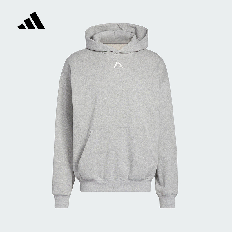 adidas阿迪达斯爱德华兹华子篮球套头衫2025春男连帽卫衣 JY3974