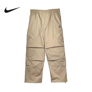 Jordan耐克工装裤男长裤春季飞人直筒裤宽松透气运动裤HV0531-247