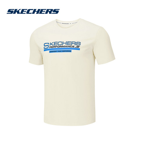 Skechers斯凯奇半袖2026新款夏男圆领棉质上衣T袖 P226M327/0074