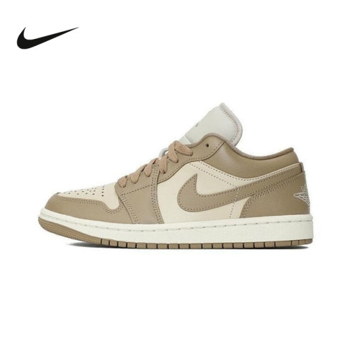 Nike耐克女鞋25夏新款Air Jordan 1 AJ1米棕板鞋篮球鞋DC0774-203