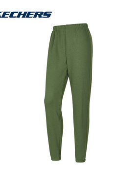 Skechers斯凯奇女士柔软舒适休闲运动针织长裤 P324W062/01CL