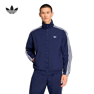 adidas阿迪达斯三叶草FIREBIRD足球风立领夹克2026春男外套KE1365