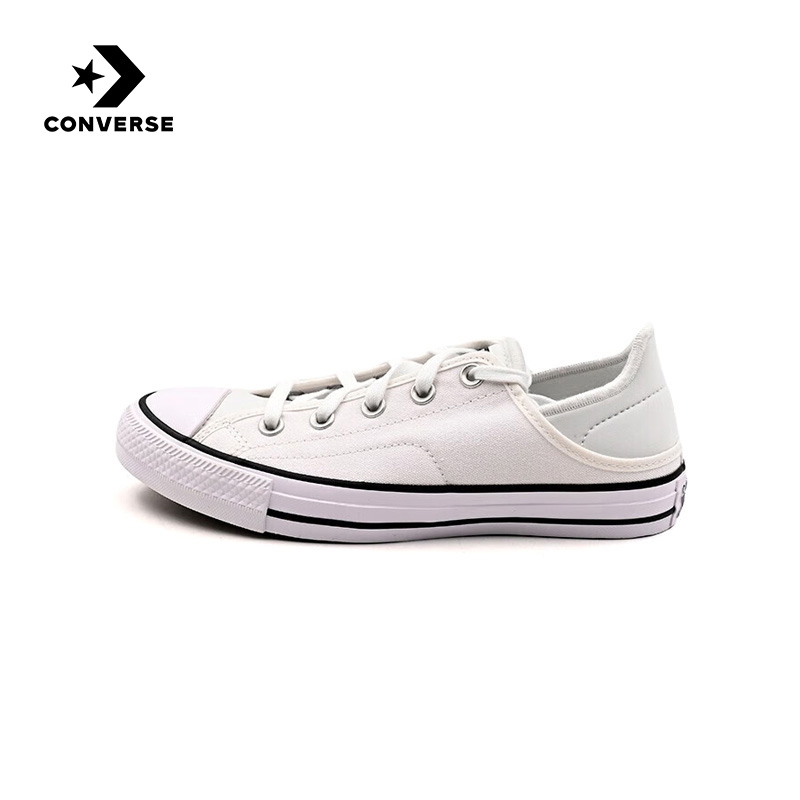 Converse匡威帆布鞋女2023新款复古舒适半拖可踩后跟低帮A03076C
